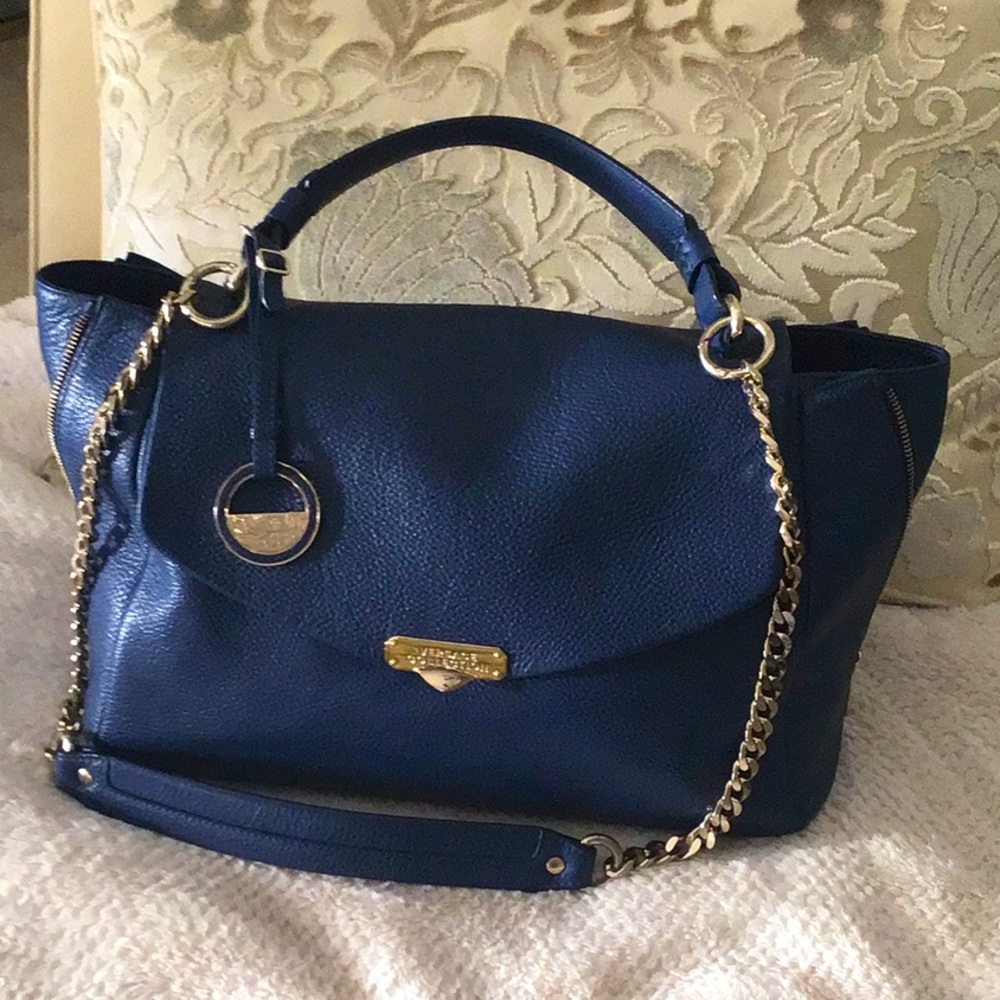 Versace Collection Blue Large Bag